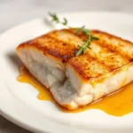 Wahoo recipes: pan-seared fillet.